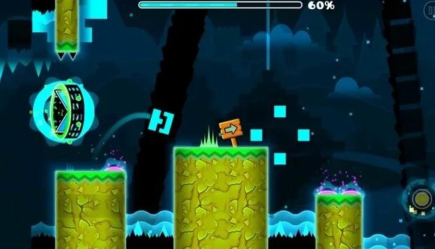 Geometry DASH Razorleaf (All Levels 1~3 / All Coins) - Смотреть онлайн ...