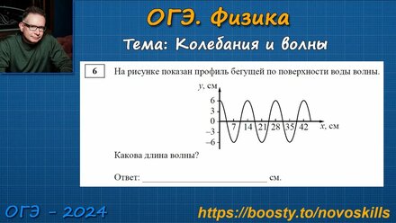 Колебания и волны ОГЭ 2024 Физика