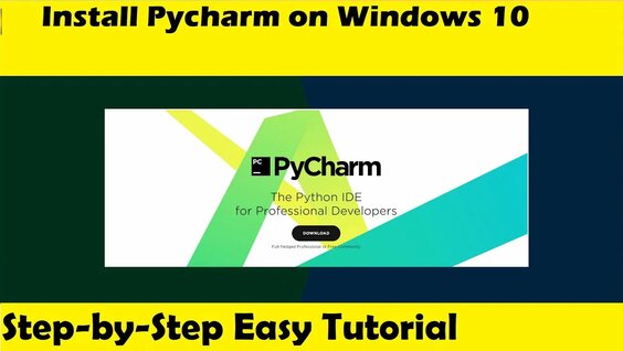 How to Download and Install pycharm on Windows 10 | Pycharm 2021 ...