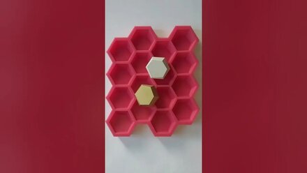 Силиконовые формы ZIKAM - 3D СОТЫ для украшения стен. Декор изготавливается из гипса или бетона.