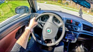 2007 Skoda Fabia [1.2 I 60HP] |0-100| POV Test Drive #2025 Joe Black