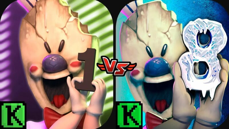 Ice Scream 1 Scary Game VS Ice Scream 8 Final Chapter - Horror Gameplay ...
