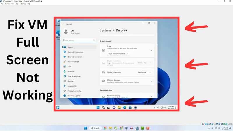 How To Fix Virtualbox Full Screen Not Working | Fix Screen Scaling in ...