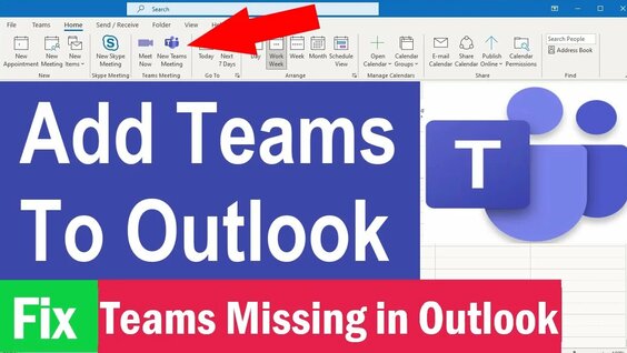 Teams Meeting Button Missing In Outlook How To Add Microsoft Teams To 