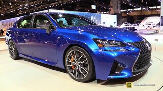 2015 Lexus GS-F Sedan - Exterior and Interior Walkaround - 2015 Chicago Auto Show