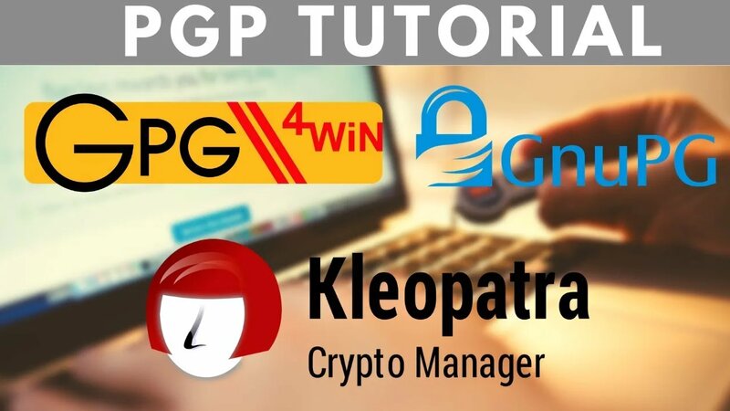 The Complete PGP Encryption Tutorial | Gpg4win & GnuPG - Смотреть ...