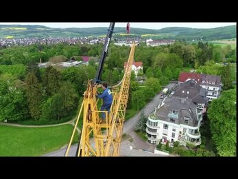 Монтаж башенного крана Liebherr 140 EC H 6