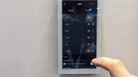 HDL S57 сенсорная панель