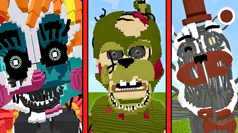 ВСЕ Скримеры ФНАФ 6 В Майнкрафт Fnaf Minecraft — Видео от Ирритант ...