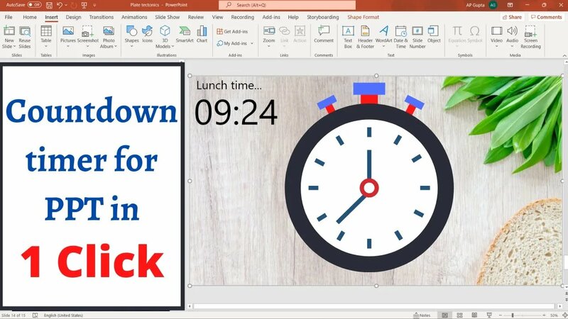 How to quickly insert countdown timer in PowerPoint | Get countdown ...