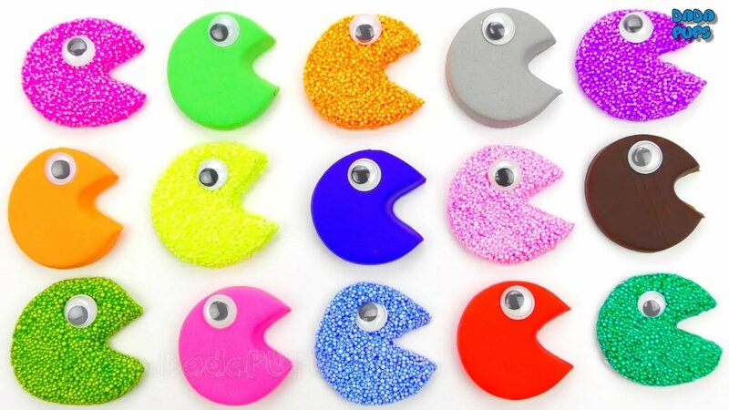 Learn 1 to 20 Numbers for Kids|Learn Colors with Pacman Play Doh ...