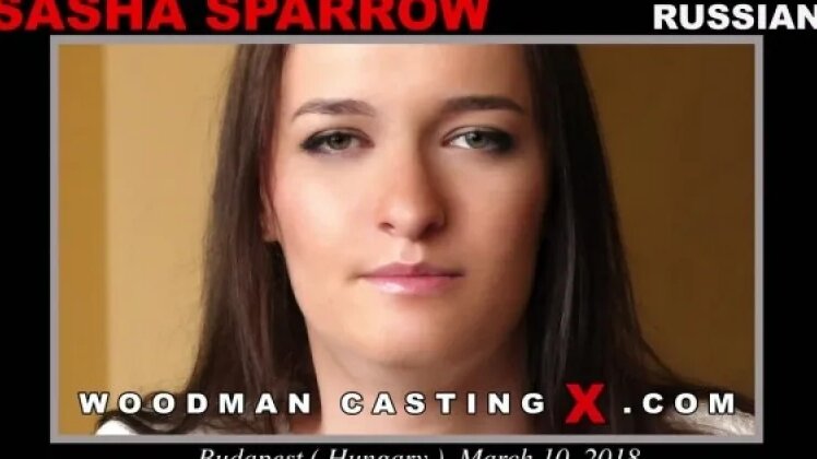 На кастинге у вудмана Woodman Casting Sasha Sparrow Porno Russian Dap