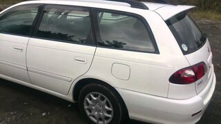 Видео-тест автомобиля Toyota Caldina (белая, St210, 3S-FE, 2000г.)