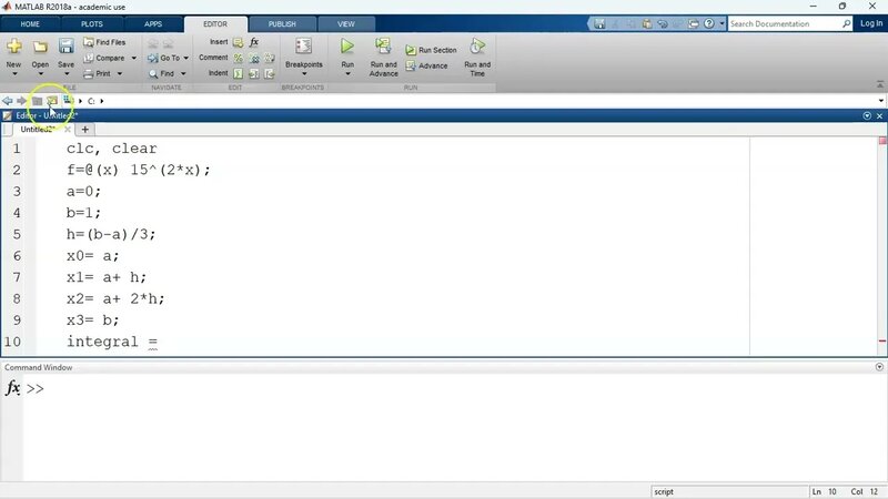 Simple Matlab Code for Simpson's 3/8 Rule - Yandex Video aramada ...