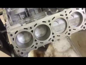 Укладка шатунно-поршневой группы Infiniti FX50S S51 VK50VE - часть 3