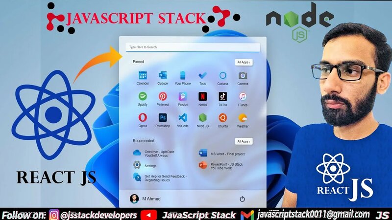 Windows 11 using React JS | How i build windows 11 UI |#windows11 | # ...