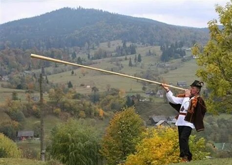 Trembita - the longest musical instrument in the world - Yandex Video ...