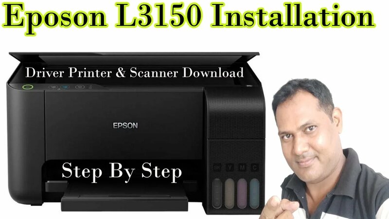 Epson L3150 Printer & Scanner Driver installation || How to Install ...