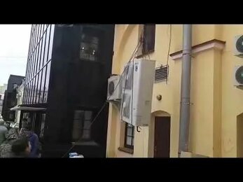 Монтаж большого кондиционера