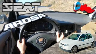 2000 SEAT Arosa 1.4 AT (44kW) POV 4K [Test Drive Hero] #53 Acceleration, Elasticity & Dynamic