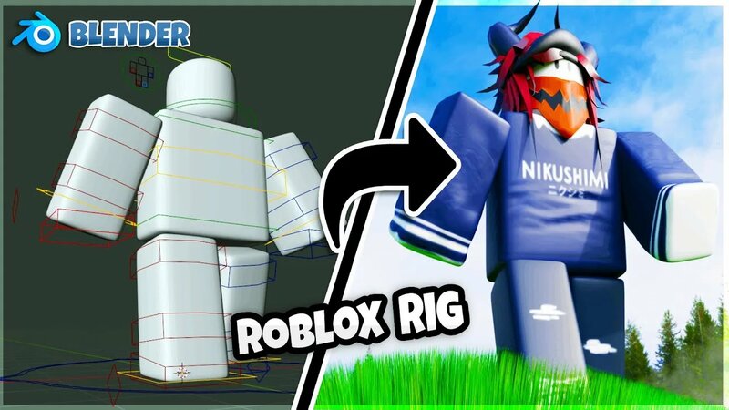 How to create Roblox Rig, Import Texture, Attach Accessories, and Pose ...