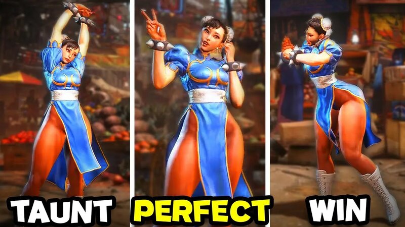 Street Fighter 6 - All Chun-Li Animations (Perfect, Taunts, Special ...