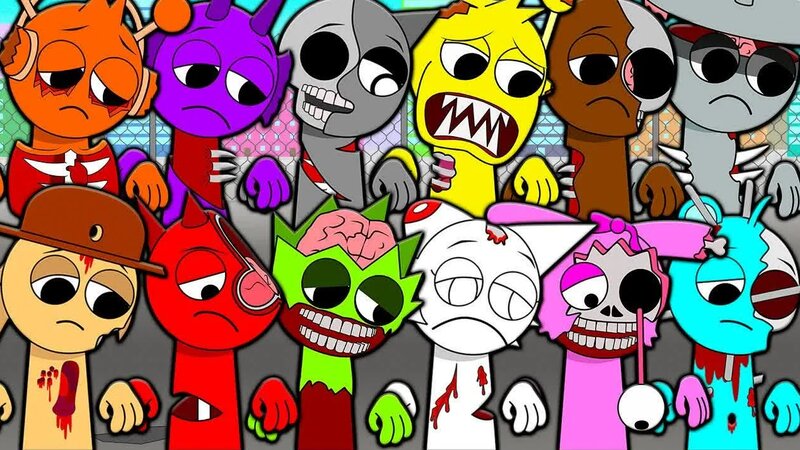 ВСЕ Серии ФАЗА 3 Спрунки НО ОНИ Погибли! Incredibox Sprunki RIP ...