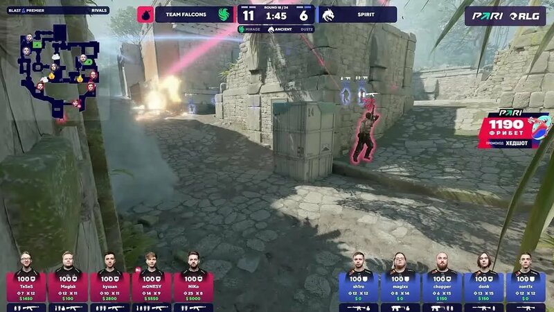 Хайлайты: Spirit vs Falcons | Blast Rivals 2025 Season 1 | 01.05.2025 ...