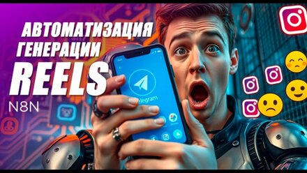 🔥 Автоматизация N8N + HeyGen: Генерация Reels в Telegram Боте! 💰
