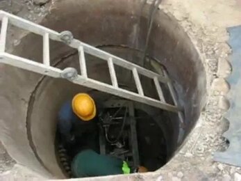 Бестраншейная замена стального водопровода Ду150 на трубу ПНД Дн160