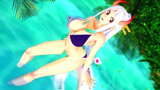 Yamato SEXO Intenso CON SU Cuerpo Erótico UNA Pieza Hentai 