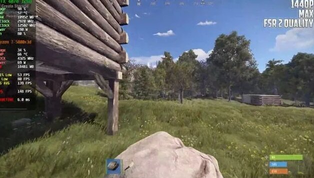 Rust : RTX 4070 + R7 5800x3d | 4K - 1440p - 1080p | Ultra + DLSS ...