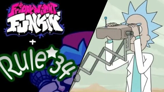 Friday Nigth Funkin'x r34 // Rick and Morty 