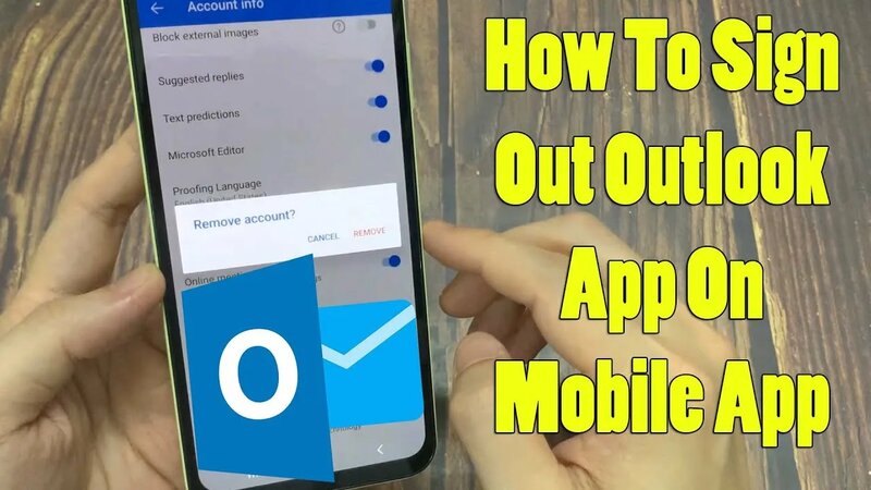 How To Sign Out Outlook App On Android And iOS Devices (2024) - Yandex ...