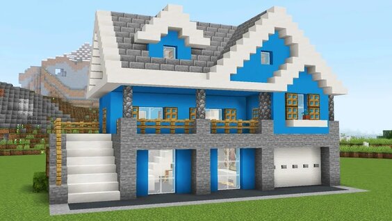 Как построить красивый дом в майнкрафте?