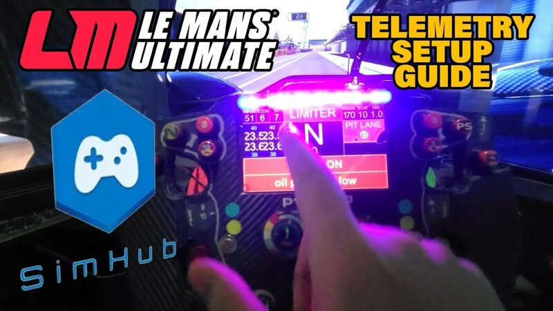 Le Mans Ultimate SimHub Telemetry Tutorial for Sim Racing Setup ...