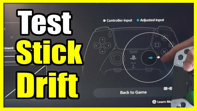 How to Test your Stick Drift on your PS5 Controller Dualsense Edge ...