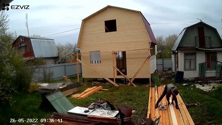 Каркасный дачный дом 6х6 под ключ