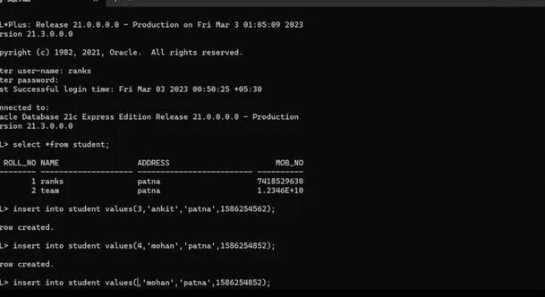 Oracle//SQL//Delete data from exist table in SQL Plus #ranksteam ...
