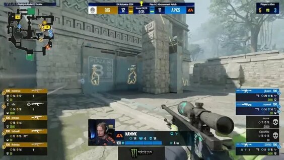 Лучшие момент в CS2 за 2024 год. Киберспорт кс2 esport — Видео от flamie | official fan...