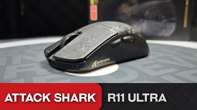 Обзор Attack Shark R11 Ultra. Карбоновая годнота за 4.5к? - Смотреть ...