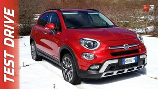 New fiat 500X cross 4X4 2018 - first snow test drive