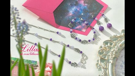 Украшения в сиреневом цвете на заказ lillas.ru