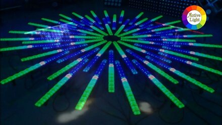 Led Bar 14*3w white + 56 SMD5050 RGB - линейный прожектор