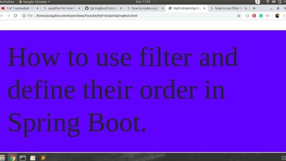 how to use filter(multiple) in spring boot? PART-2 - Смотреть онлайн в ...