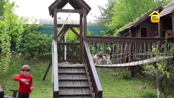 Детские площадки на даче. Своими руками — Видео от Дачный лайфхак
