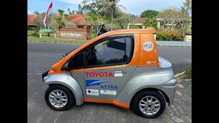 Test Driving the Toyota COMS #evcarbali