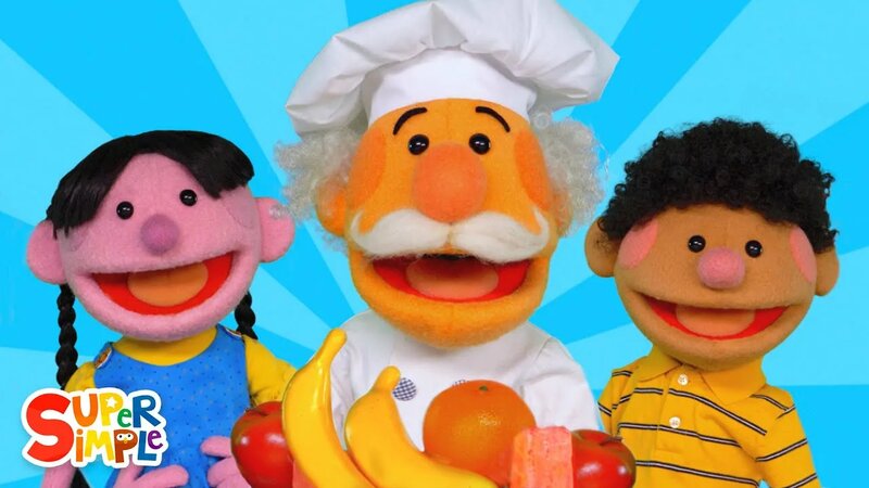 Are You Hungry? | The Super Simple Puppets | Kids Healthy Food Song ...