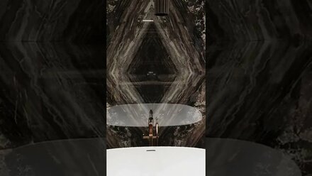 Bathroom design 360 panorama video.