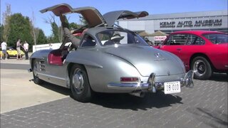 1954 Mercedes 300 SL Gullwing Revving, Accelerating, and Walk Around